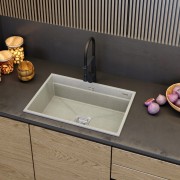 ZLEW GRANITOWY 1 KOMOROWY EPIR NOWOŚĆ 70 cm Granitan – elementy zestawu i akcesoria