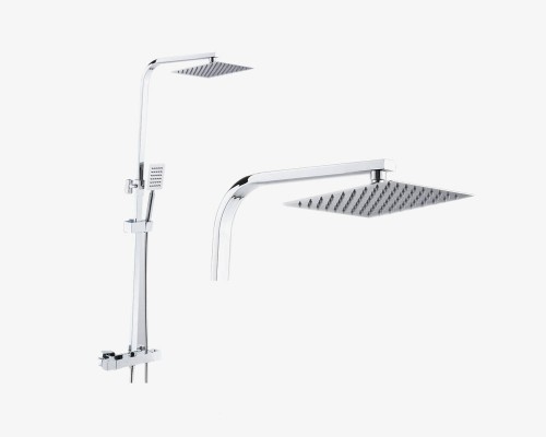 Bateria termostatyczna K z zestawem - Chrom Granitan