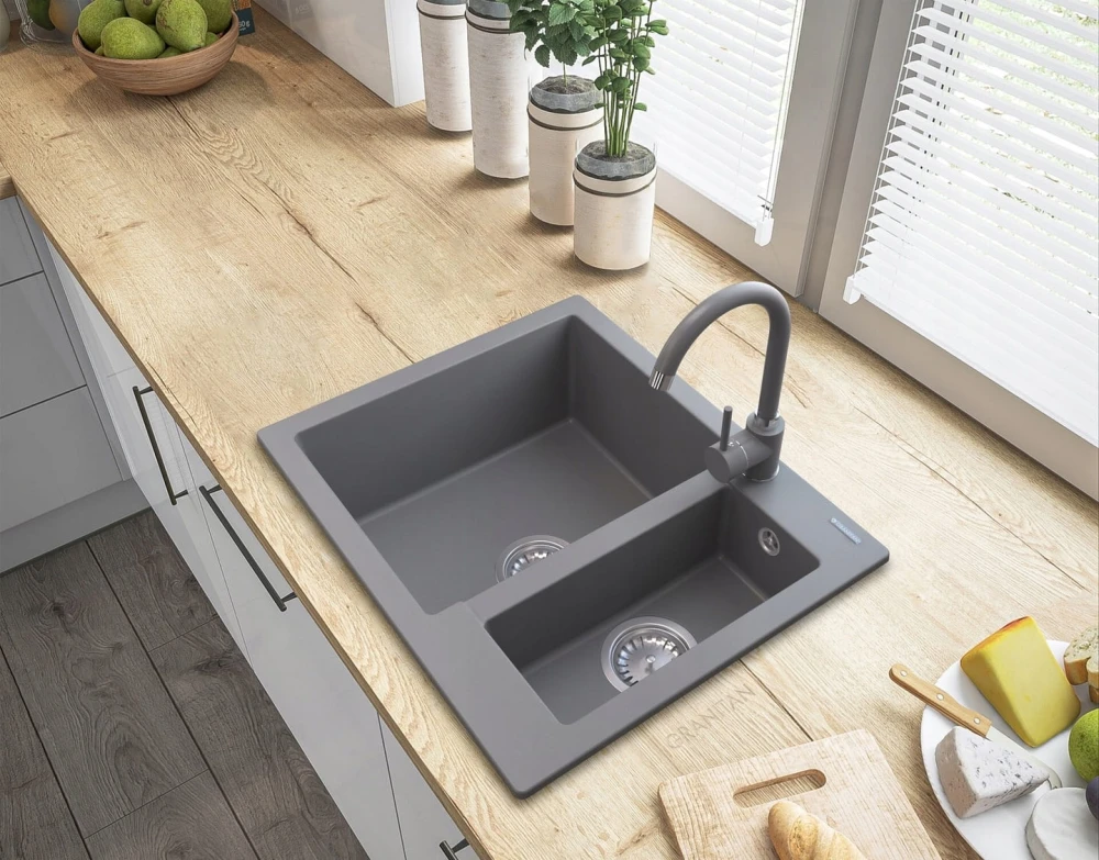 Zlewozmywak granitowy model KOS Granitan – zdjęcie 6
