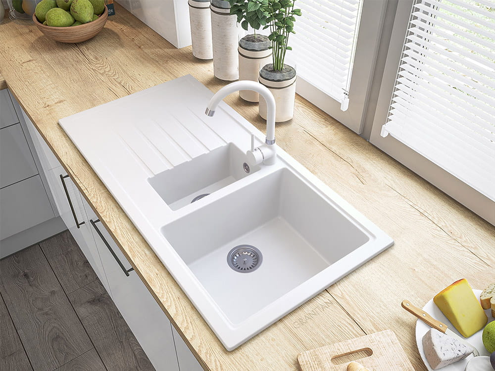 Zlewozmywak granitowy model SOLARIS Granitan – zdjęcie 5