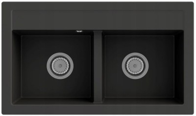 Zlewozmywak granitowy model DUET