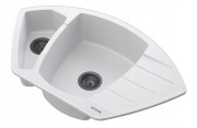 Zlewozmywak granitowy model COMPACT Granitan – ujęcie z bliska / detal
