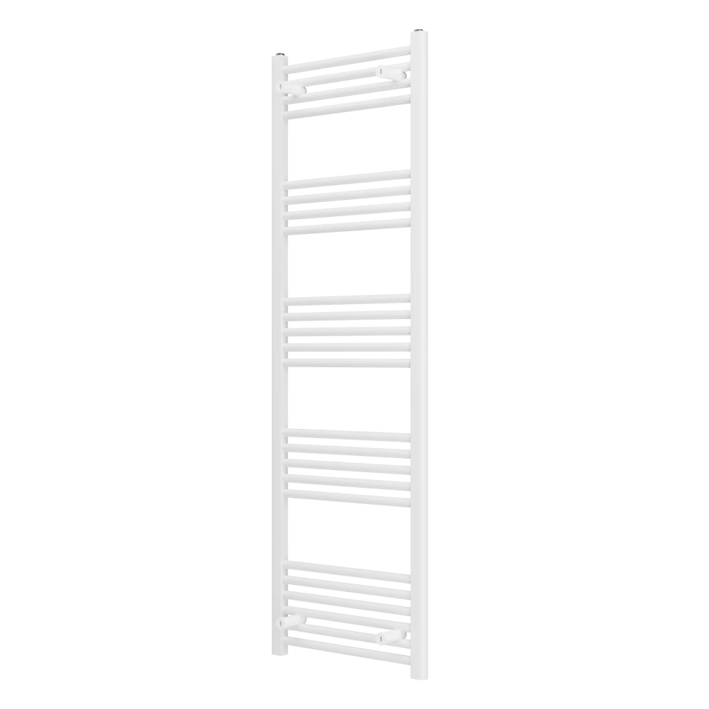 GRZEJNIK ŁAZIENKOWY BIAŁY DRABINKOWY 50x160 cm KALORYFER MONTAŻ 180 BRENO Granitan – elementy zestawu i akcesoria