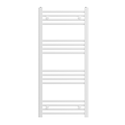 GRZEJNIK ŁAZIENKOWY BIAŁY DRABINKOWY 50x110 cm KALORYFER MONTAŻ 180 BRENO Granitan – ujęcie z bliska / detal