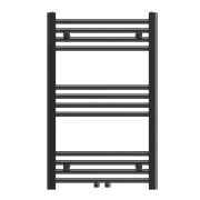 GRZEJNIK ŁAZIENKOWY KALORYFER NOWOCZESNY DRABINKOWY CZARNY 80x50 cm RAVEN Granitan – archiwalne 1