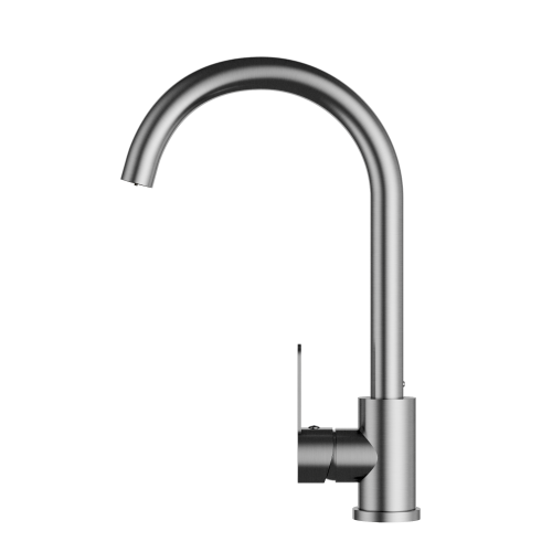 Bateria kuchenna PRESTIGE PLUS inox Granitan – aranżacja / widok z boku