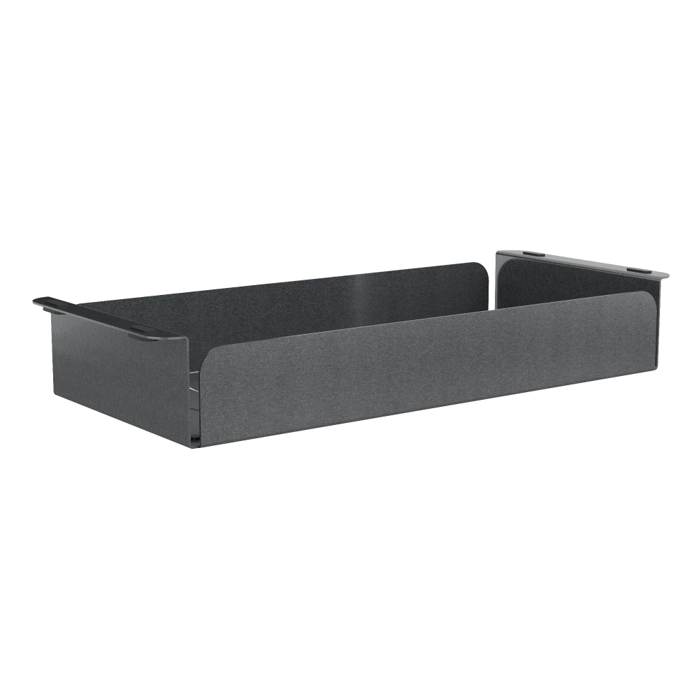 WKŁADKA STALOWA DO ZLEWU KOSZYK CZARNY 42x18 cm Granitan – ujęcie z bliska / detal