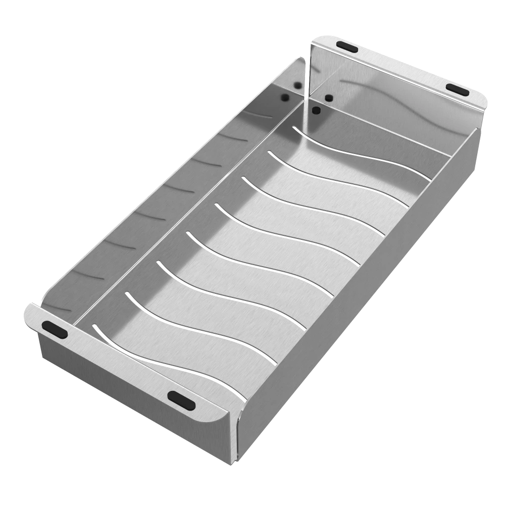 WKŁADKA STALOWA DO ZLEWU KOSZYK INOX 42x18 cm Granitan