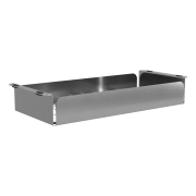 WKŁADKA STALOWA DO ZLEWU KOSZYK INOX 42x18 cm Granitan – aranżacja / widok z boku