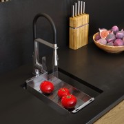 WKŁADKA STALOWA DO ZLEWU KOSZYK INOX 42x18 cm Granitan – zdjęcie 6