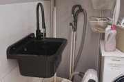 Rysunek techniczny: ZLEWOZMYWAK GOSPODARCZY KOMORA TECHNICZNA POLO czarny Granitan