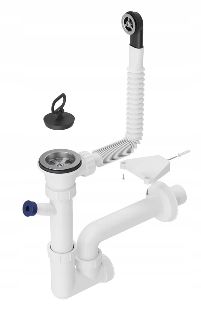 Rysunek techniczny: ZLEWOZMYWAK czarny GOSPODARCZY KOMORA techniczna POLO BATERIA GRADO PLUS Granitan