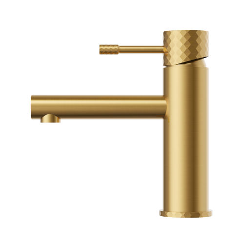 BATERIA UMYWALKOWA BRUSHED GOLD NISKA ŁAZIENKOWA NOWOCZESNY KRAN GLAMI Granitan – archiwalne 1