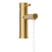 BATERIA UMYWALKOWA BRUSHED GOLD NISKA ŁAZIENKOWA NOWOCZESNY KRAN GLAMI Granitan – archiwalne 3