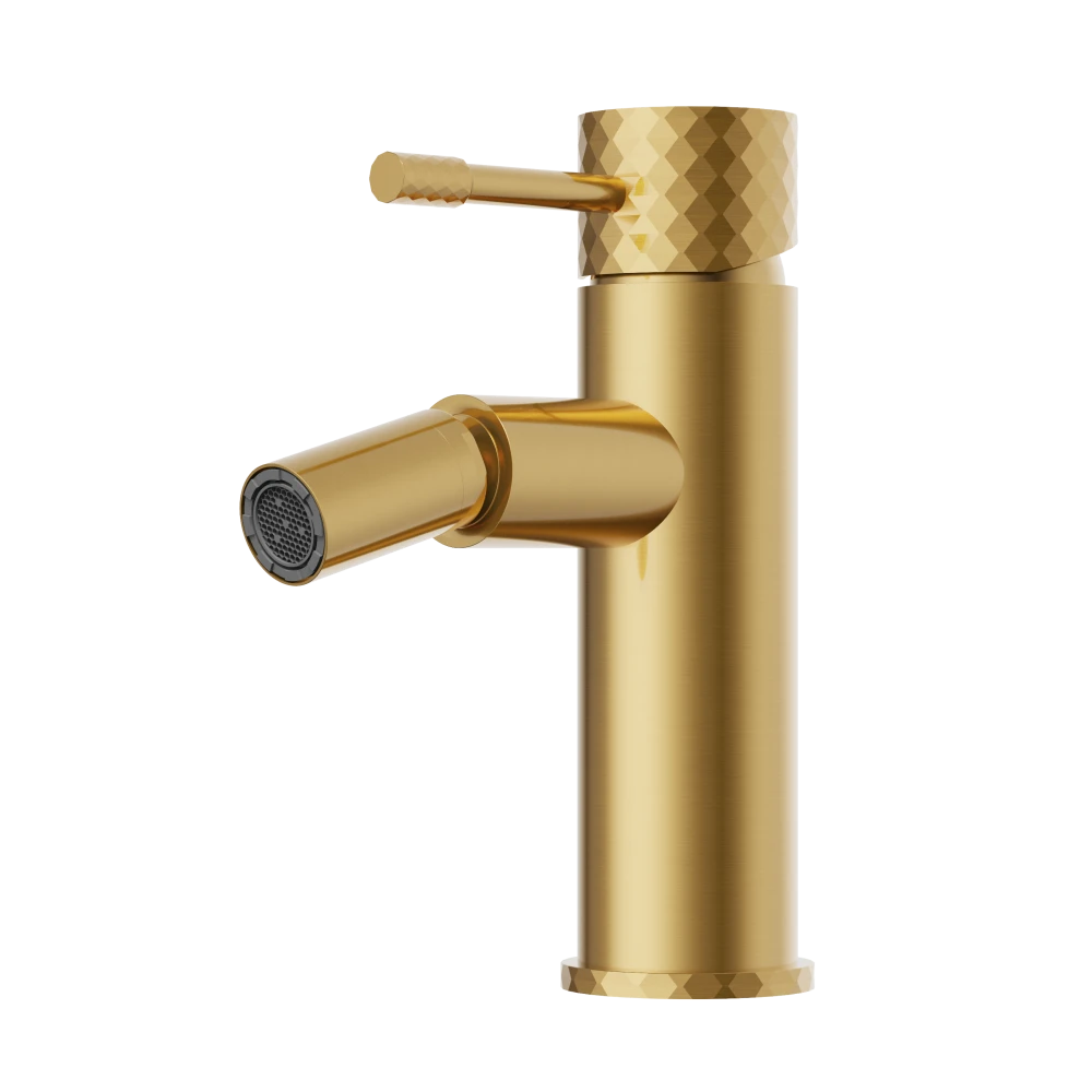 Bateria bidetowa stojąca jednouchwytowa kran bidet ruchomy GLAMI złoty Granitan – archiwalne 4