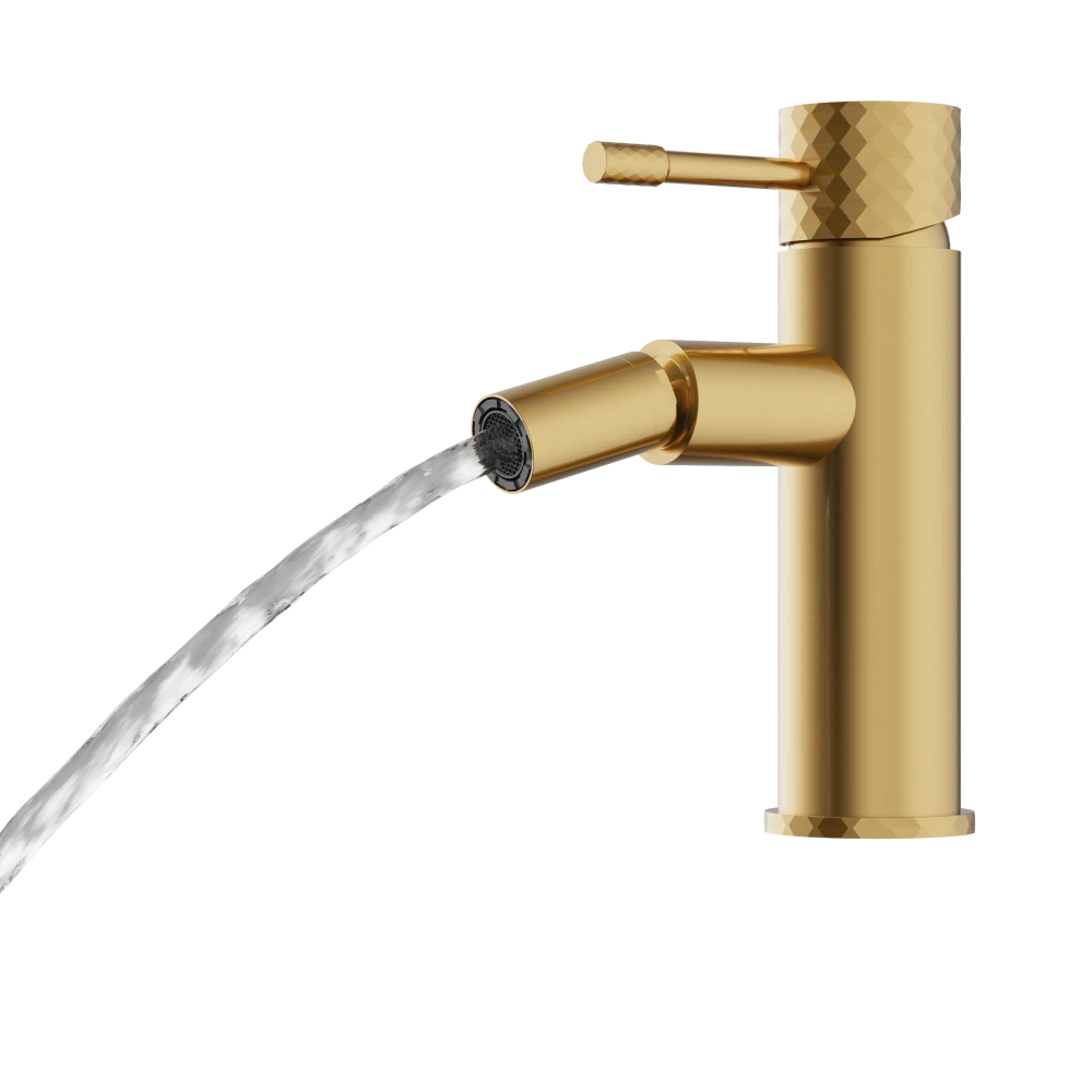 Bateria bidetowa stojąca jednouchwytowa kran bidet ruchomy GLAMI złoty Granitan – archiwalne 6