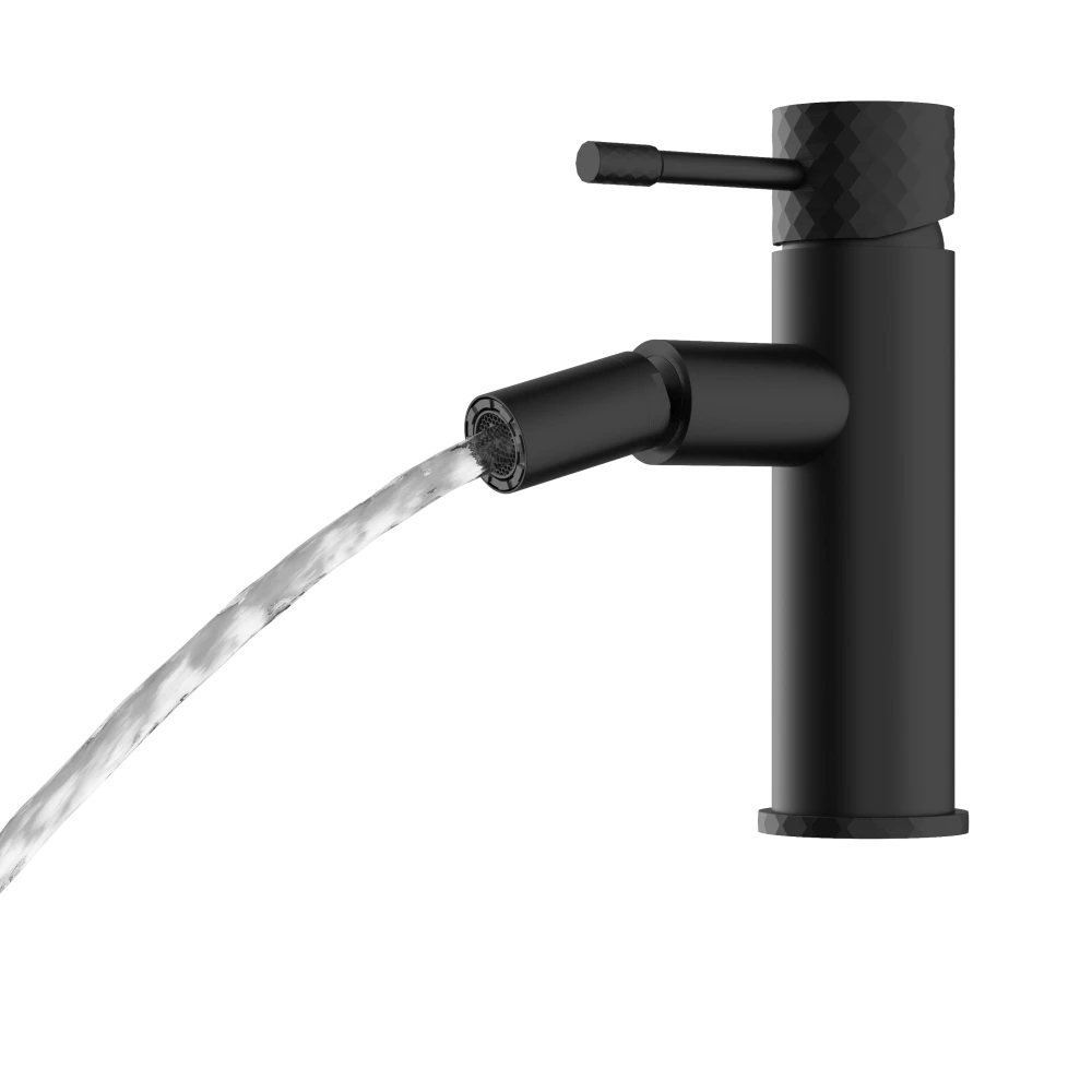 Bateria bidetowa stojąca jednouchwytowa kran bidet ruchomy GLAMI czarny Granitan – archiwalne 6