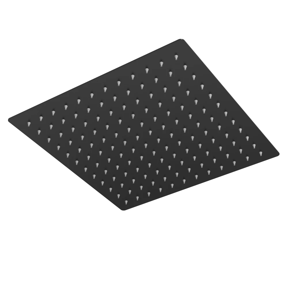 Deszczownica natryskowa prysznicowa kwadratowa czarna SLIM do kabin 30 cm Granitan – archiwalne 4