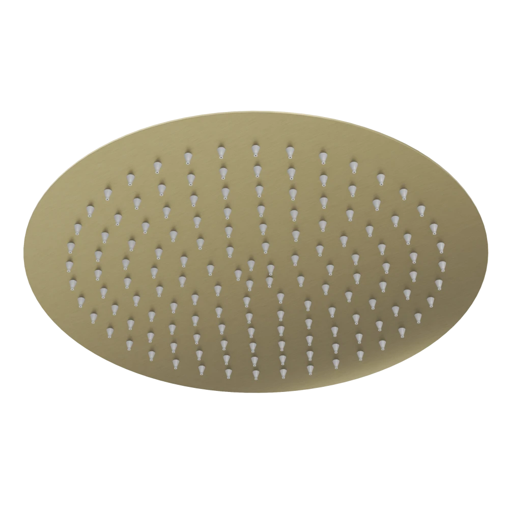 Deszczownica natryskowa prysznicowa okrągła brush gold SLIM do kabin 30 cm Granitan – archiwalne 1