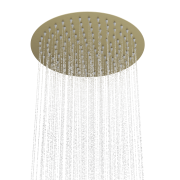 Deszczownica natryskowa prysznicowa okrągła brush gold SLIM do kabin 25 cm Granitan – archiwalne 3