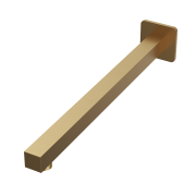 Ramię kwadratowe deszczownicy rurka do prysznica ścienne brush gold uchwyt Granitan – archiwalne 1