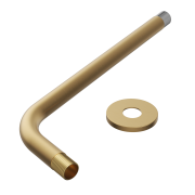 Ramię okrągłe deszczownicy rurka do prysznica ścienne brush gold uchwyt Granitan – archiwalne 4