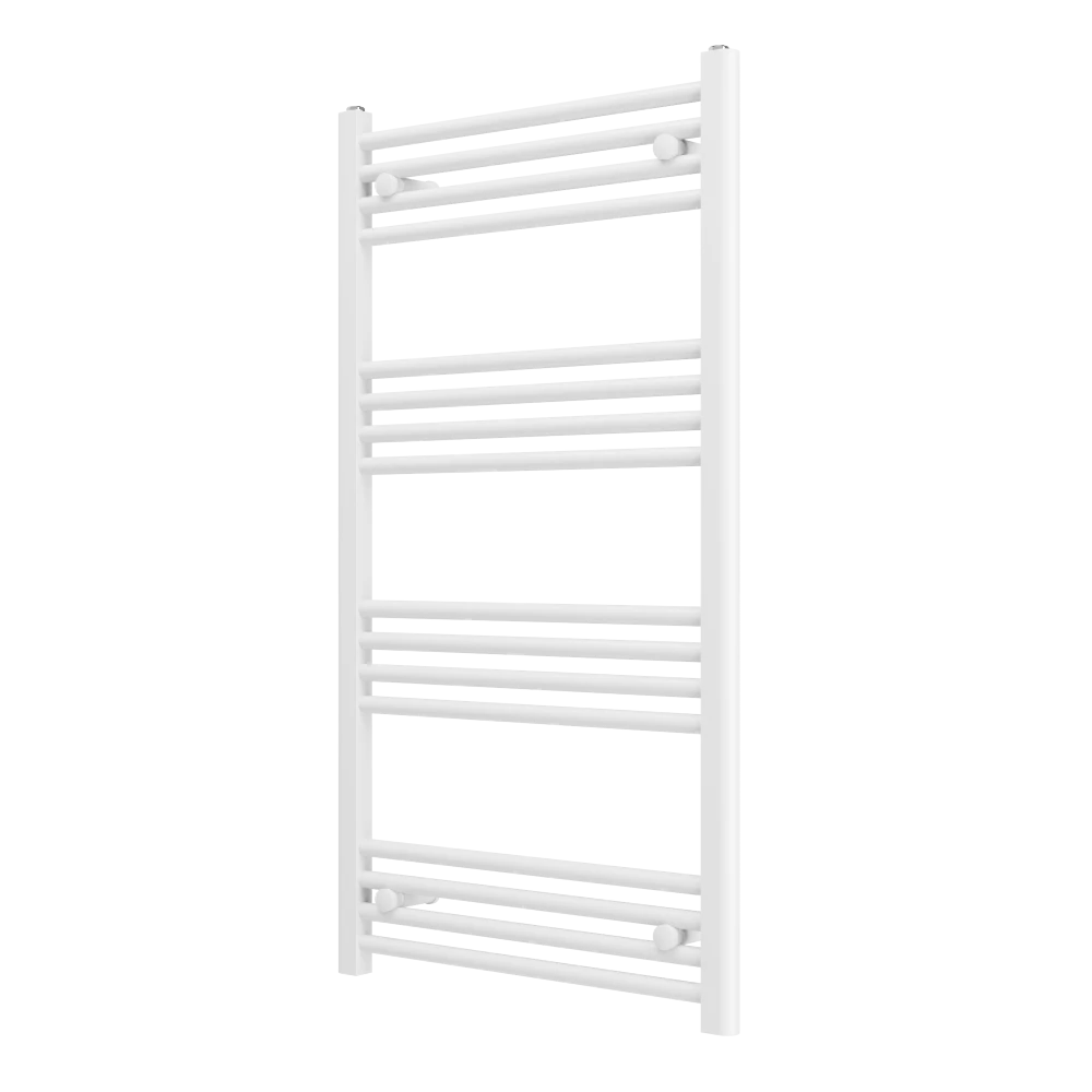 GRZEJNIK ŁAZIENKOWY BIAŁY DRABINKOWY 60x110 cm KALORYFER MONTAŻ 180 BRENO Granitan – elementy zestawu i akcesoria