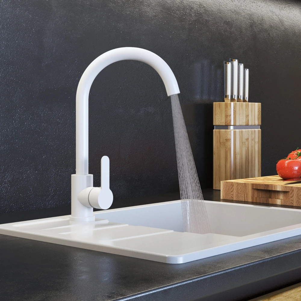 Bateria kuchenna PRESTIGE PLUS biała Granitan – archiwalne 3