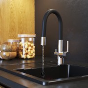 Zestaw do filtrowania wody podzlewowy z baterią trójdrożną FLUO chrom Granitan – archiwalne 4