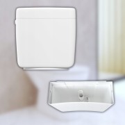 Spłuczka WC Dolnopłuk wiszący I 6l Start Stop kompakt zawór pływak Zbiornik Granitan – archiwalne 3