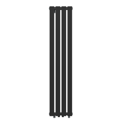 Grzejnik pionowy ozdobny 1400x296 CZARNY kaloryfer FERO