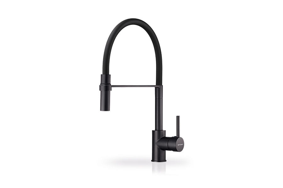 PYRAMIS Zlew. MIDO (79x50) 1B 1D Black Edition + Bateria SERINA Granitan – archiwalne 7