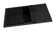 Zlew KEROS (76x48) 1B 1D Black Edition Granitan – archiwalne 3
