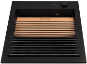 Zlew SIROS (47x51,5) 1B volcano Black Edition Granitan – archiwalne 3