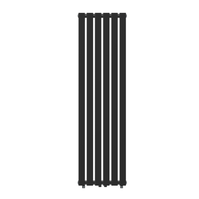 Grzejnik pionowy ozdobny 1600x450 CZARNY kaloryfer FERO