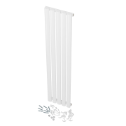 Grzejnik łazienkowy AXIS 140x30 biały dekoracyjny panelowy, wysoka moc Granitan – archiwalne 6