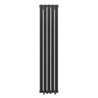 Grzejnik łazienkowy AXIS 140x30 czarny dekoracyjny panelowy, wysoka moc