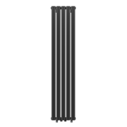Grzejnik łazienkowy AXIS 140x30 czarny dekoracyjny panelowy, wysoka moc Granitan – archiwalne 1