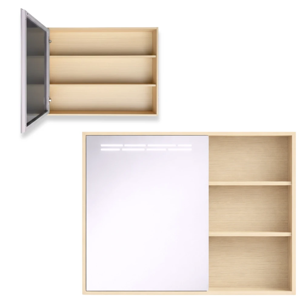 Szafka łazienkowa zestaw umywalka lustro wisząca nowoczesna lucy light 100x47 premium Granitan – archiwalne 8