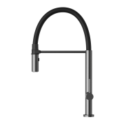 Bateria kuchenna Kran Gun Metal Elastyczna wylewka Stojąca na magnes Scala Granitan – archiwalne 3