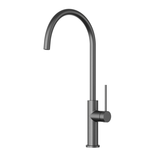 Bateria kuchenna Kran gun grey Wylewka Obrotowa Stojąca Prestige SLIM Premium Granitan – archiwalne 1