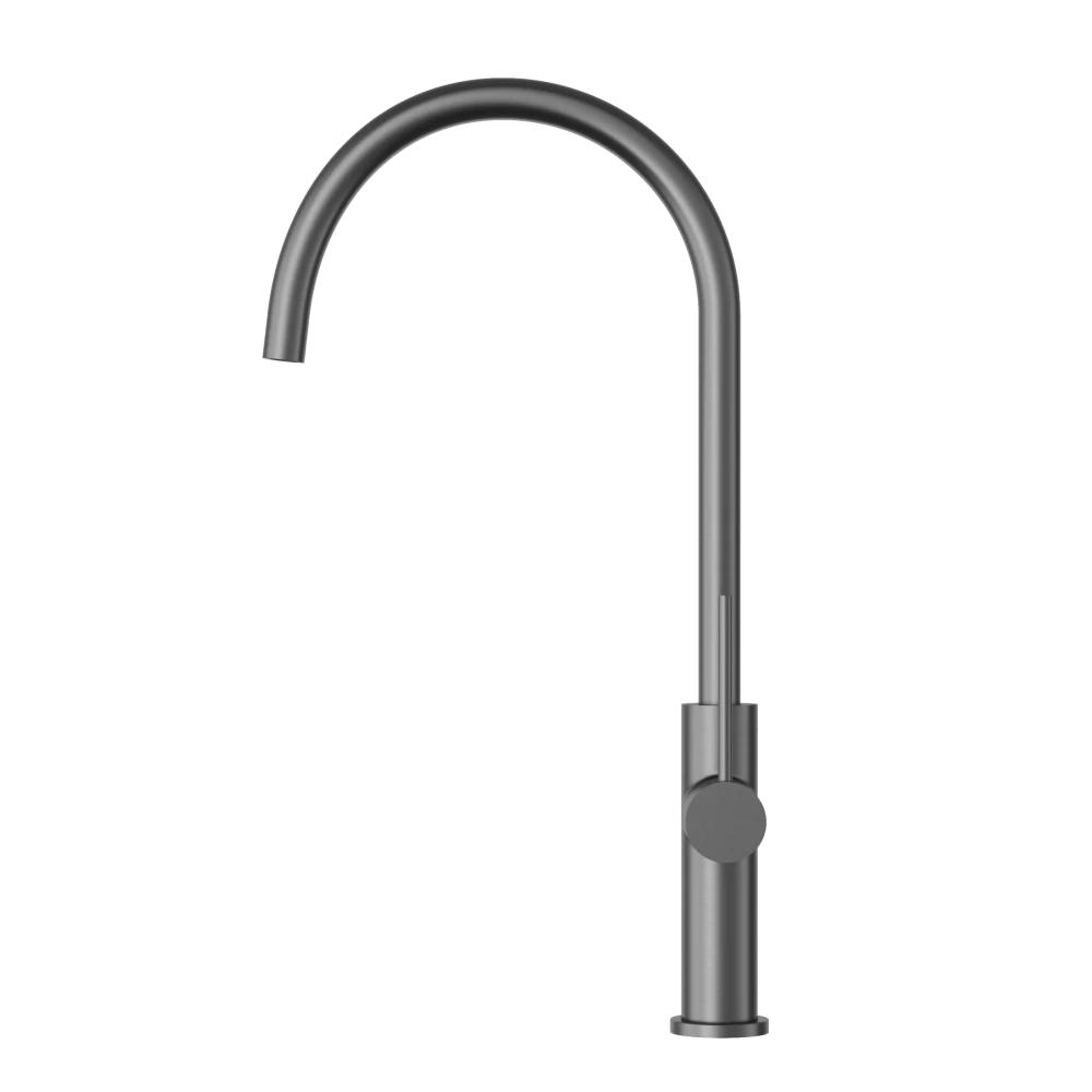 Bateria kuchenna Kran gun grey Wylewka Obrotowa Stojąca Prestige SLIM Premium Granitan – archiwalne 4