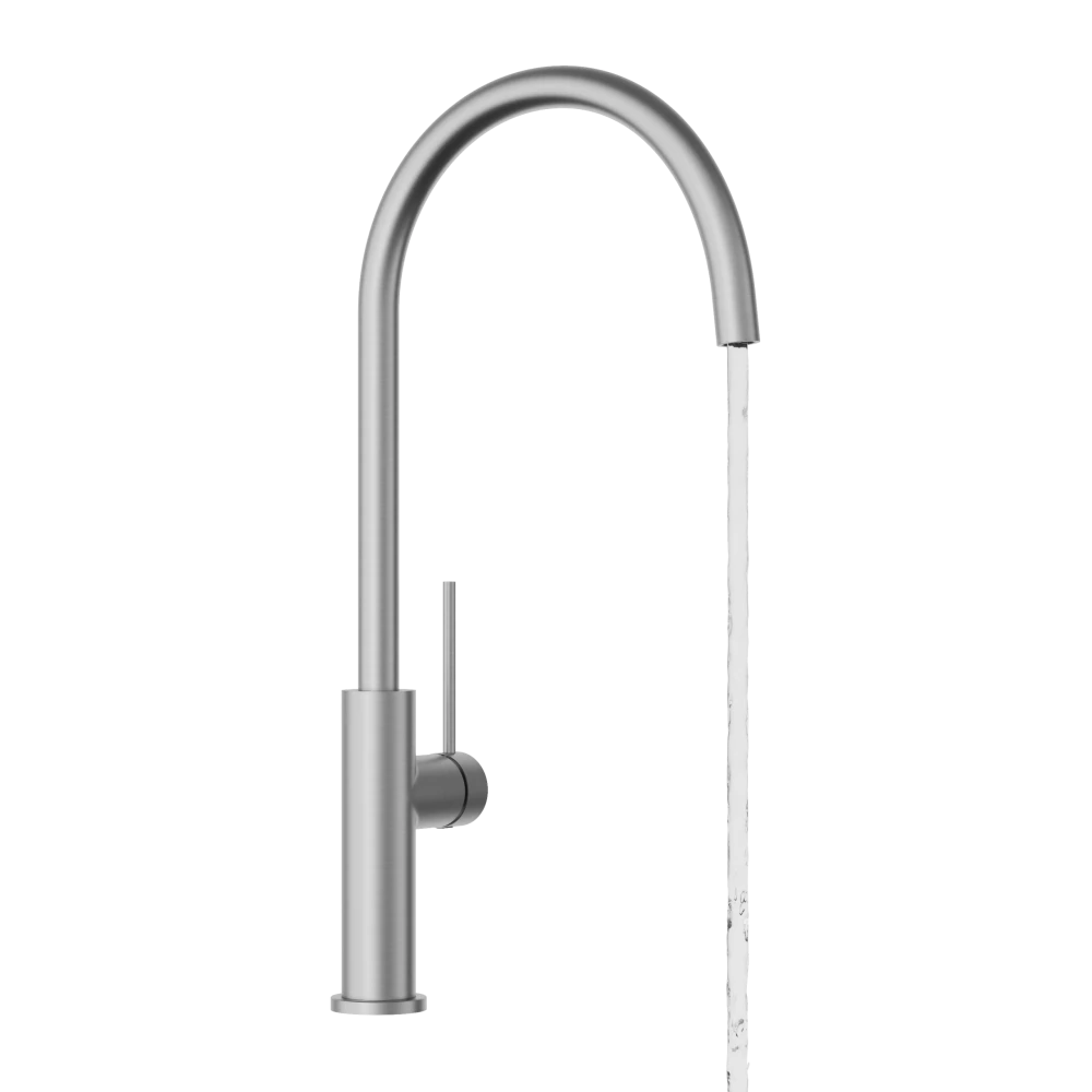 Bateria kuchenna Kran inox Wylewka Obrotowa Stojąca Prestige SLIM Premium Granitan – archiwalne 3