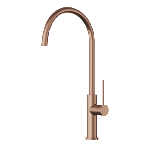 Bateria kuchenna Kran rose gold Wylewka Obrotowa Stojąca Prestige SLIM Premium Granitan – archiwalne 1