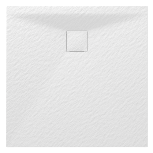 BRODZIK PRYSZNICOWY KWADRATOWY 90 x 80 CM BIAŁY SMC KOMPOZYT TEJA Granitan