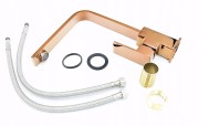 Bateria kuchenna NOOK ROSE GOLD - Różowe złoto Granitan – ujęcie z bliska / detal