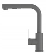 Bateria EBRO kuchenna wyciągana 2 strumienie wyciągana wylewka szara Granitan – elementy zestawu i akcesoria