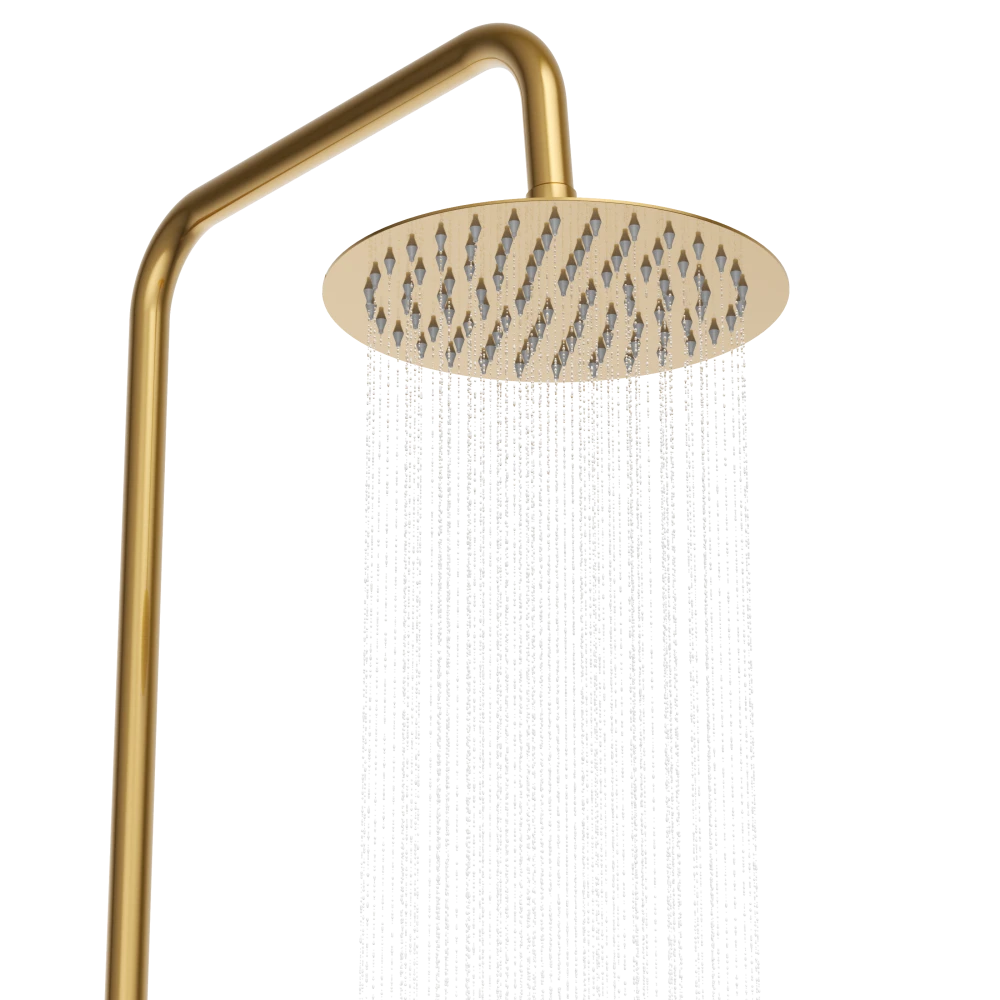 Zestaw natryskowy termostatyczny prysznicowy z deszczownicą GLAMI BRUSHED GOLD Granitan – archiwalne 11