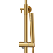 Zestaw natryskowy termostatyczny prysznicowy z deszczownicą GLAMI BRUSHED GOLD Granitan – archiwalne 29