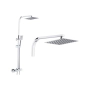 Bateria termostatyczna K z zestawem - Chrom Granitan – aranżacja / widok z boku